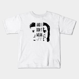 Jon Bellion John Travolta (Black Logo) Kids T-Shirt